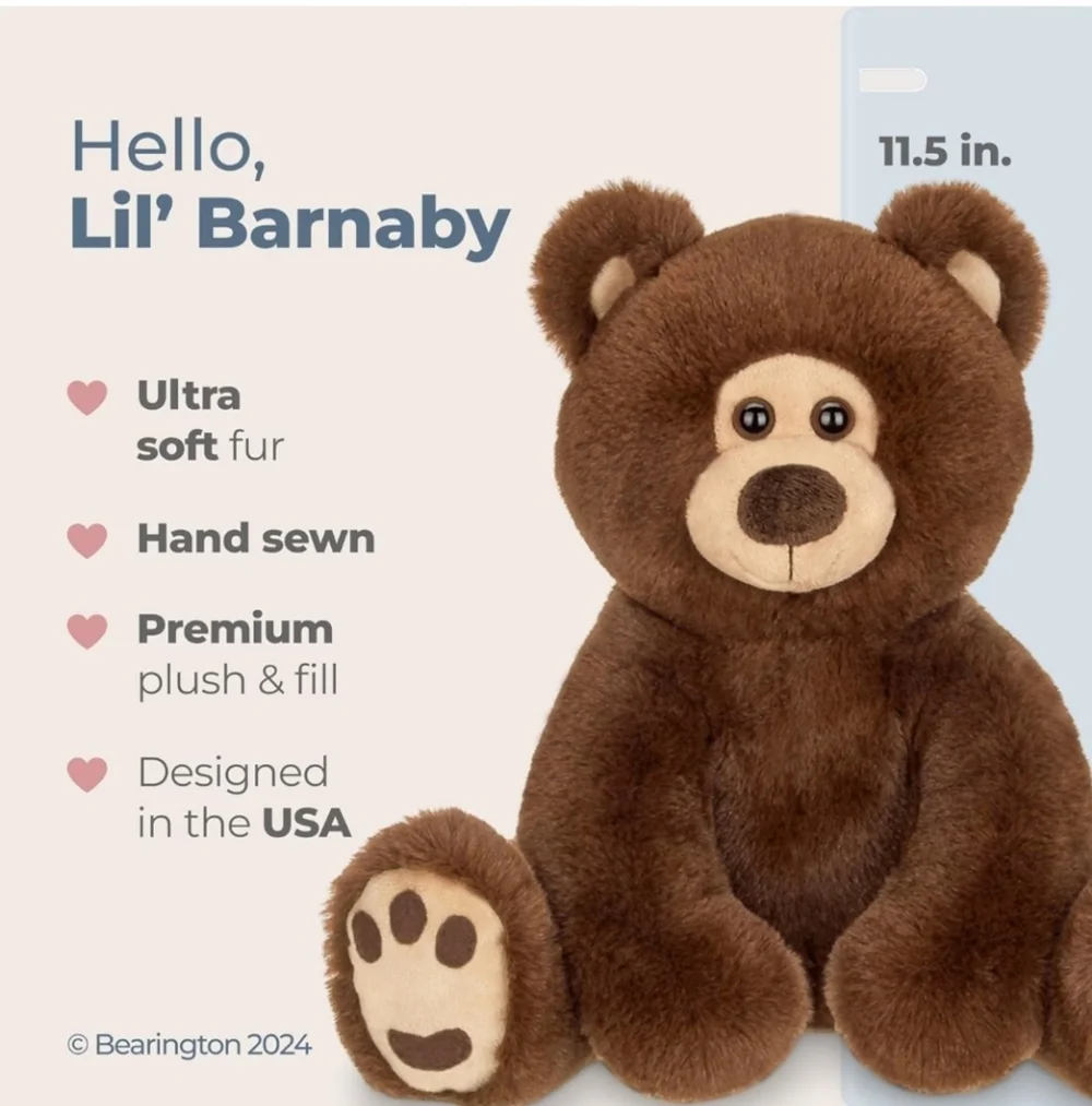 Bearington Barnaby Teddy Bear